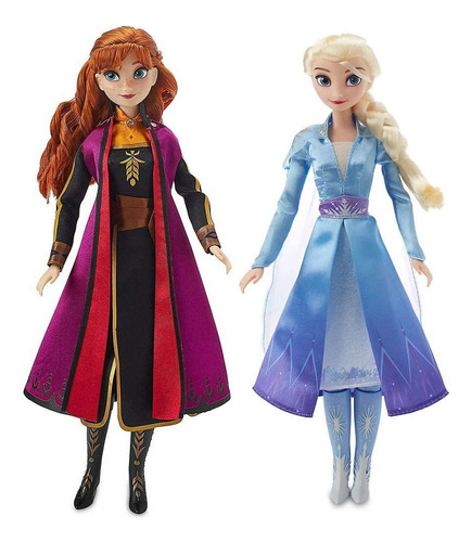 Anna & Elsa - Juego De Muñecas Cantantes Frozen 2 De 11 Pu.