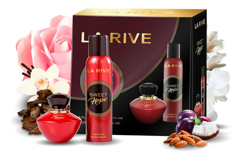 Kit Perfume Sweet Hope F 90ml + Desodorante 150ml La Rive