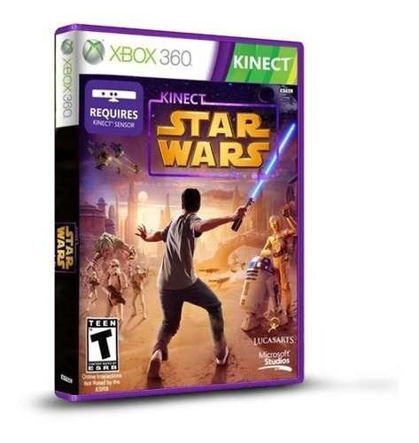 Jogo Xbox 360 Kinect Star Wars Original Mídia Física