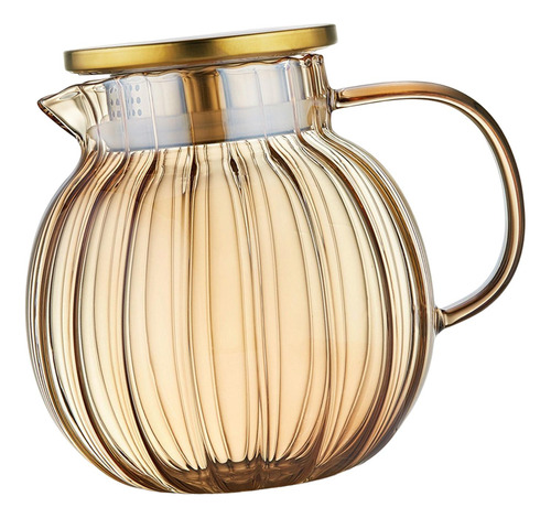 Tetera De Cristal De 1,3 L, Tetera Creativa Resistente Al A