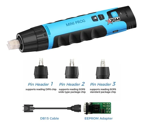 Xhorse Programador Mini Prog Sin Desoldar + Full Adaptadores