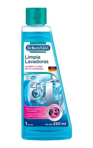 Limpia Lavadoras Dr. Beckmann 250ml Elimina Olores Y Protege