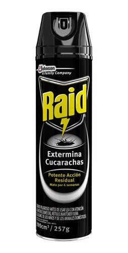 Insecticida Raid Extermina Cucarachas 390cc