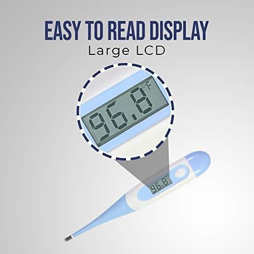 Imagen 6 de 9 de Termómetro Digital De Temperatura Corporal Lcd Con Lectura