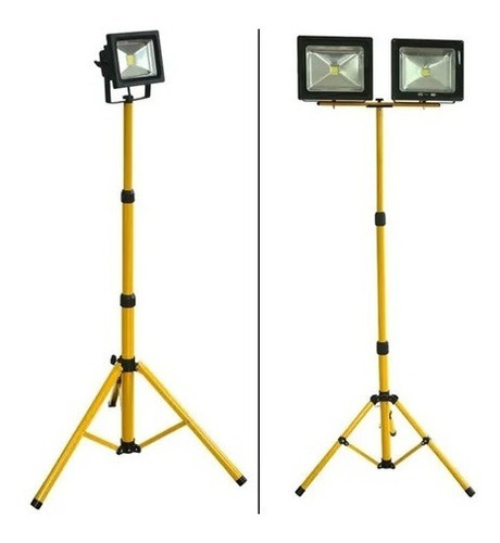 Imagen 2 de 3 de Trípode Simple Para Proyector Led 1,6mts Color Amarillo