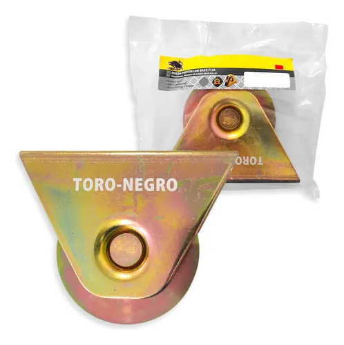 comprar Rueda Para Porton Corredizo 90mm Con Base Placa Cerrada