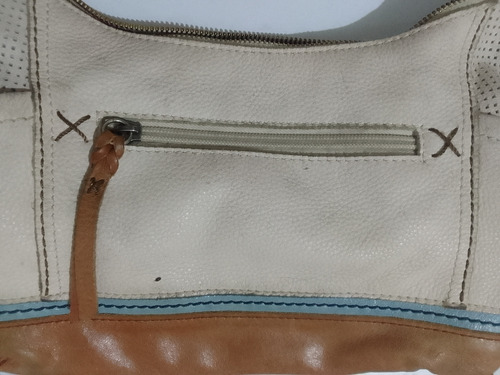 Bolsa The Sak Hombro Adultos Color Cafe-crema Crema Lisa Níquel Marrón (Usado)