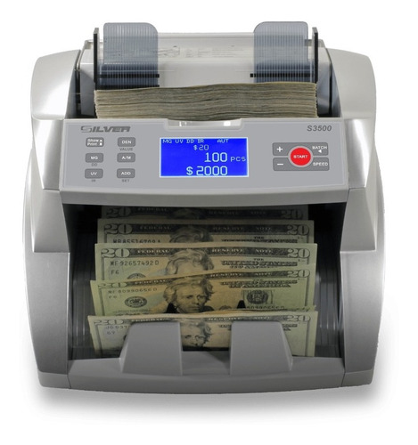 Detector Y Contador Billetes Falsos Accubanker Silver S3500