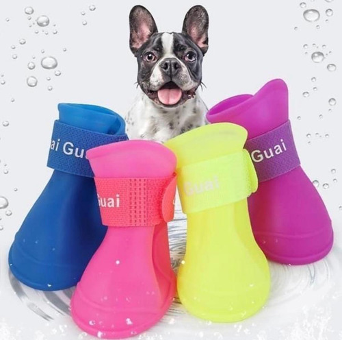 Botas Silicona Mascotas Talla S, Botas Mascota Talla S