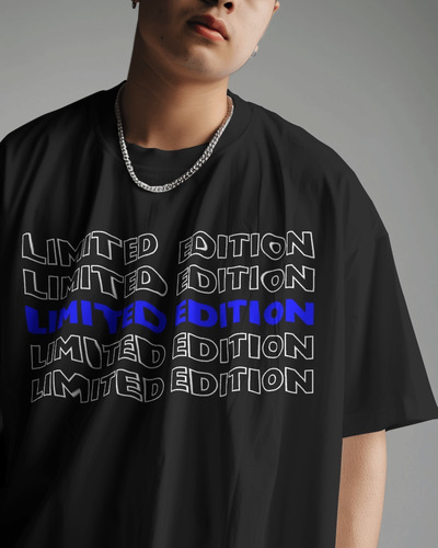 Street Colombian, Camiseta Oversize Negra