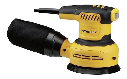 Lijadora profesional roto orbital Stanley SS30-B3 con sistema velcro amarilla 50Hz 300W 220V