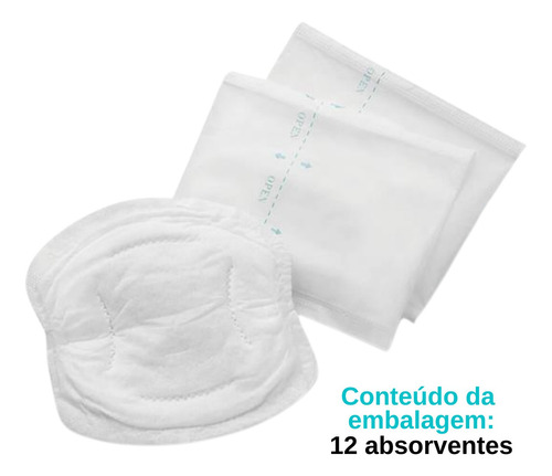 Absorvente Descartavel P/ Seios For Mom 12pcs - Bb192