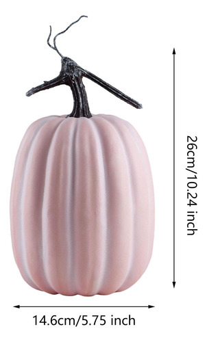 Calabaza De Imitación Para Decoración De Fiestas Y Rosa