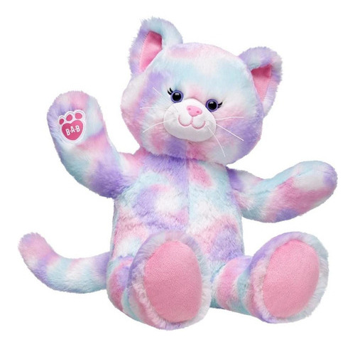 Peluche Gatita Colores Pastel Build A Bear Color Multicolor