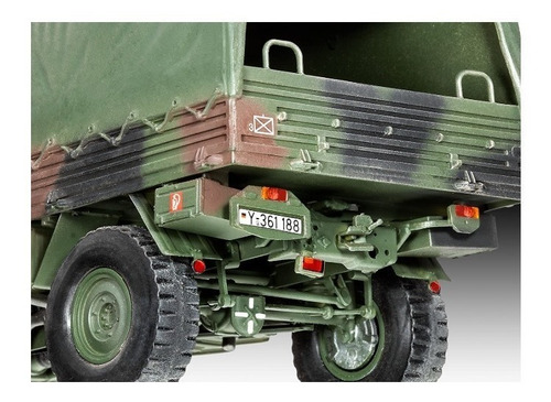 Caminhão Militar Lkw 2t. Tmil Gl (unimog) 1/35 P/ Montar