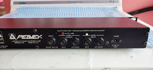 Procesador De Voz Peavey Deltafex (Usado)
