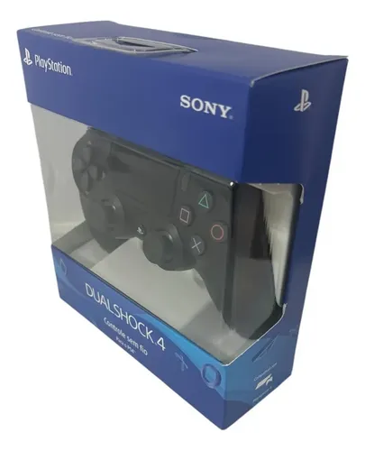 Controle Dualshock Ps4 Sem Fio Sony Cor Preto | Frete grátis