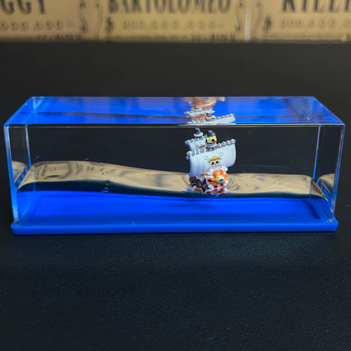Barco De Juguete 3d De One Piece Insumergible Azul