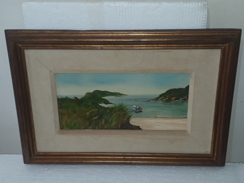 2096- Eduardo Camões - Ose 64x44cm Com Moldura- Marinha (Usado)