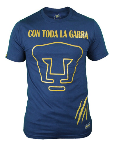 Playera Pumas De La Unam Futbol  Caballero Marca Ferzamx