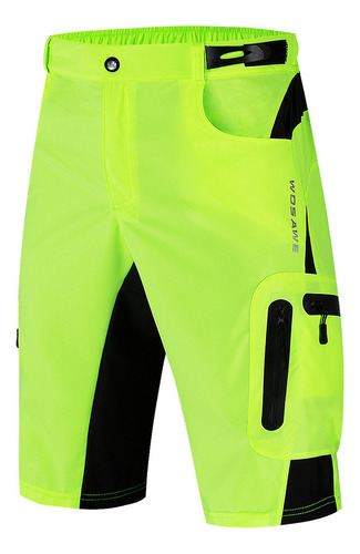 Shorts De Bicicleta Para Hombre, Mountain Road Bike Silicona