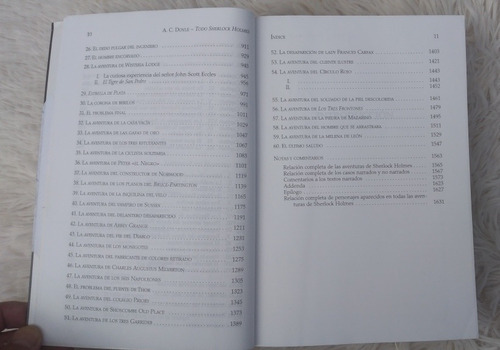 Libro/ Todo Sherlock Holmes/ Arthur C.doyle/ Usado/ 1631 Pag (Usado)