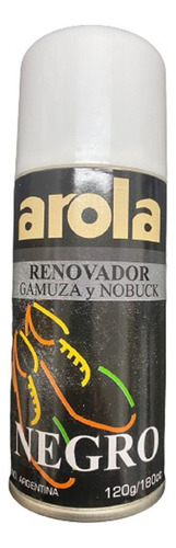Renovado Color Negro Arola Para Gamuza Y Nobuck X 180 Cc