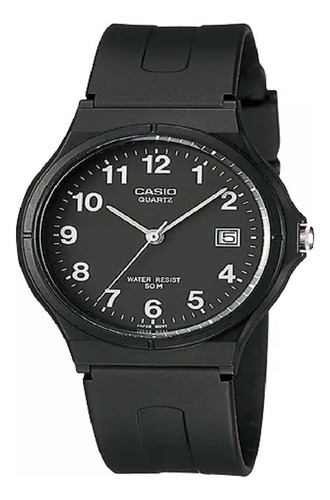 Reloj Casio Mw59-1bvdf Cuarzo Hombre Color de la correa Negro Color del bisel Negro Color del fondo Negro