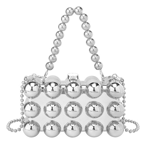 . Bolso Acrílico Mujer Elegante Con Cinta For Colgar