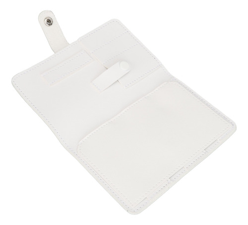 Bolsa Organizadora De Brocas Para Uñas De Color Blanco Y Bla