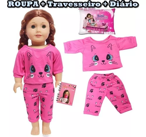 Conjunto Roupas para Bonecas - Our Generation - Pijama de