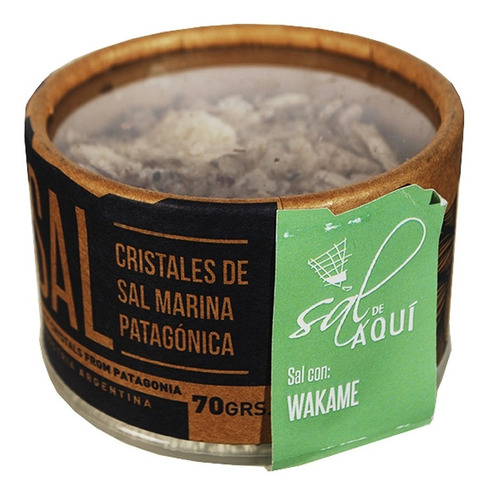 Sal De Aqui Con Wakame X70grs Cristales De Sal Marina Chubut