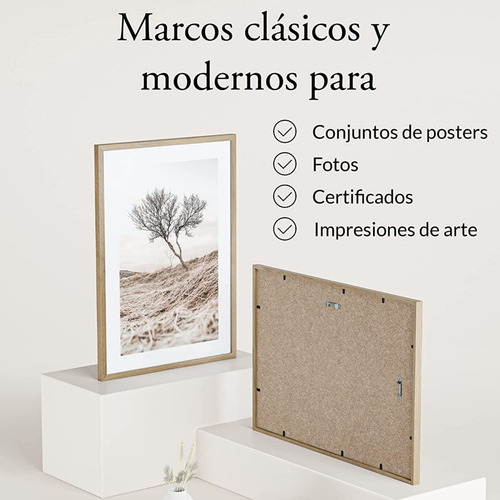 Marcos De Madera Para Cuadros, Laminas, Fotos 50x50