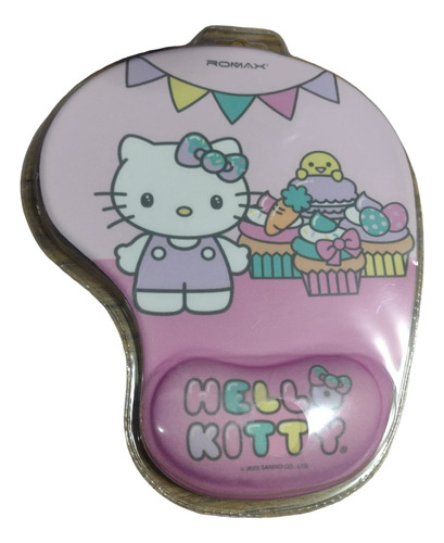 Mouse Pad Hello Kitty Con Soporte De Muñeca De Gel