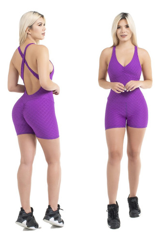 Conjunto Deportivo Enterizo Mujer Levanta Cola Anticelulitis