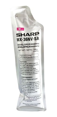 Sharp Mx36nvsa Magenta / Mx2610 2640 3115 3140 3610 3640n