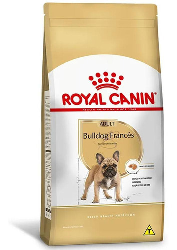 Alimento Royal Canin Breed Health Nutrition Bulldog Francés para cão adulto de raça pequena sabor mix em sacola de 7.5kg