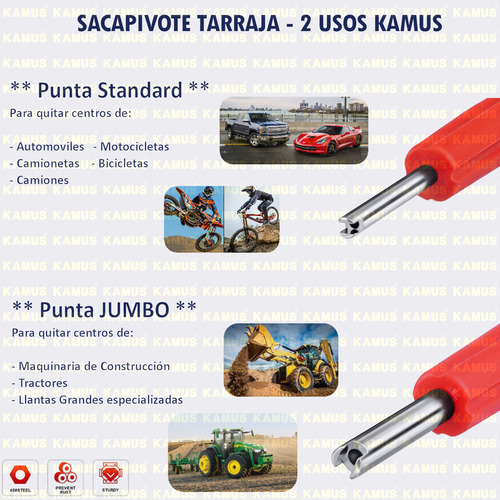 Sacapivote Tarraja 2 Usos Para Valvula Pivote De Rin