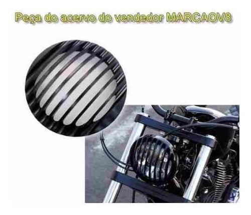 Grade Grelha P/ Farol Da Harley Davidson Sportster 883 Ngk