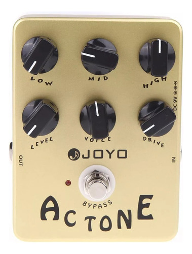 Simulador De Efeitos De Guitarra Joyo Jf-13 Ac Tone Vox Amp