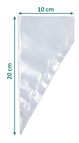 Imagen 4 de 6 de Mangas Descartables N8 - 20 Cm Rollo X 50 U - Parpen