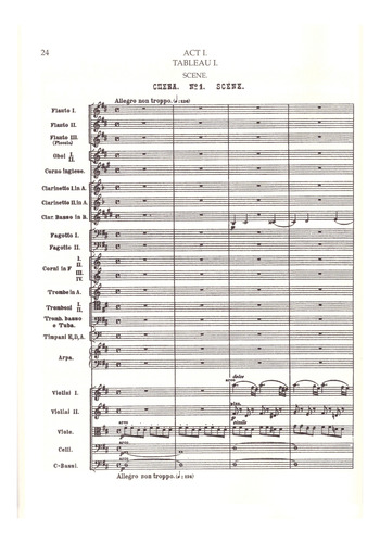 The Nutcracker, Complete Ballet In Full Score (score).
