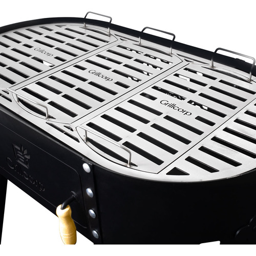 Fogonero Modelo F-90 Con Estaca Y Perchero - Grillcorp