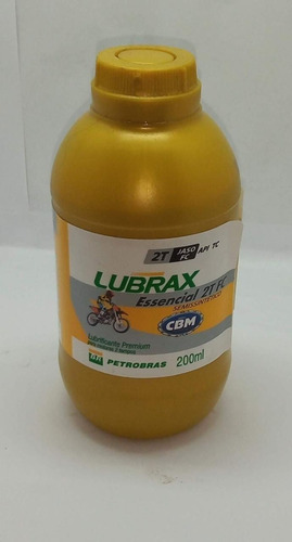 Imagen 1 de 1 de Aceite Lubrax Essencial 2t Fc -semisintético 200ml Cajax10un