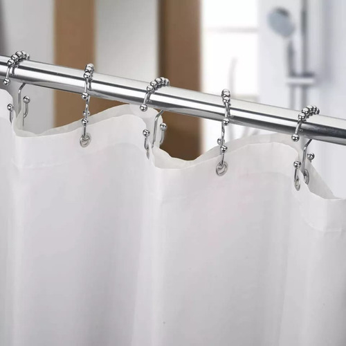 Imagen 3 de 4 de Ganchos Cortina De Baño Roller Doble
