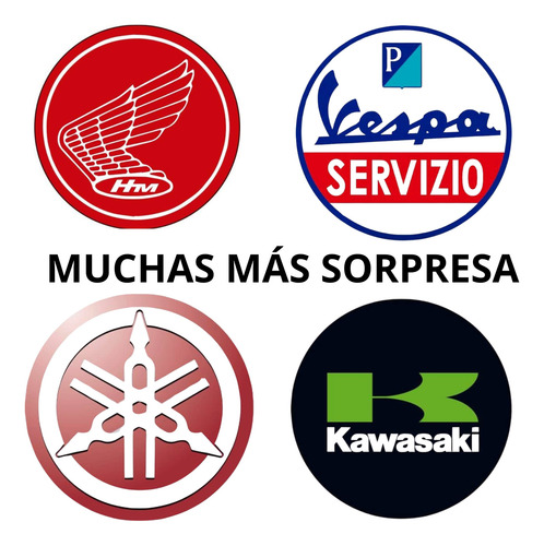 Stickers Termo Moto Casco Auto Bici Notebook Pack X 50