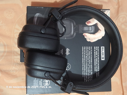 Auriculares Inalámbricos Marshall Bluetooth Major Iv Negro (Usado)