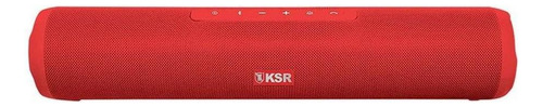 0.9 - Rojo - Bocina Ksr-link Recargable Con Bluetooth 2,900w