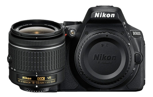 Imagen 2 de 10 de Kit Camara D5600 Y Lente 18-55mm Vr Dslr Nikon Original