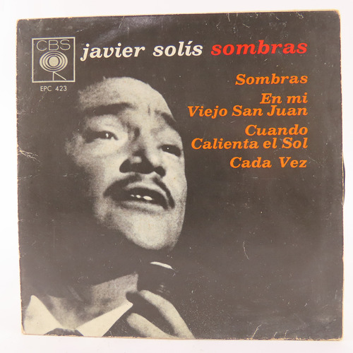E443 Javier Solís -- Sombras 45 Rpm Ep